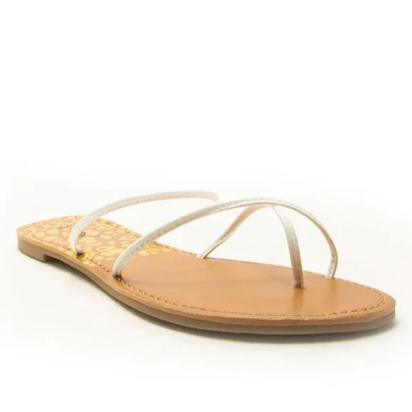 White Designer Sandals - Picture 1 of 4